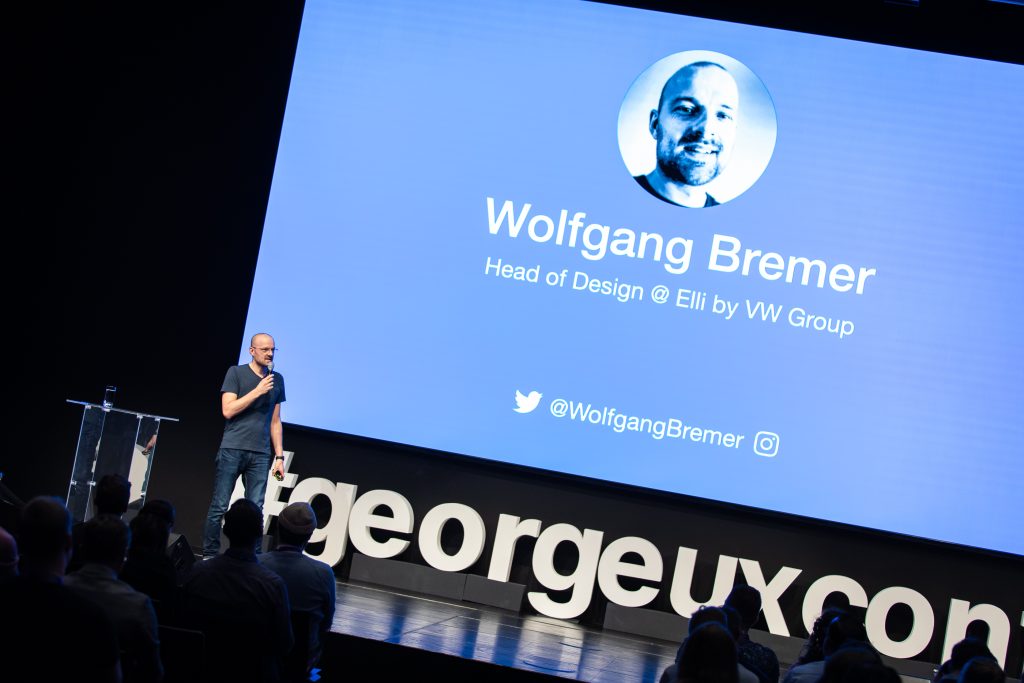 Wolfgang Bremer is holding his keynote "Human Centered Design Leadership" at the George UX Conference 2022 in Vienna, Austria