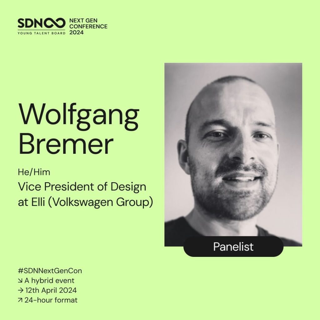 Wolfgang Bremer is a speaker on the panel "Essential Skills for the Next Generations to become Future Design Leaders" at the SDN Next Gen Conference 2024 - Infinite Threads